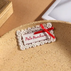 Korean cute lace patch detail, ideal for DIY hair clips and children clothing accessories.