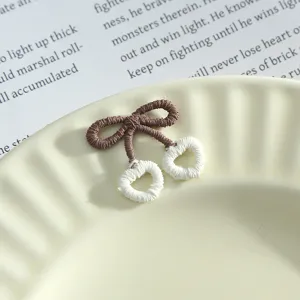 Cute embroidered cherry patch handmade DIY fabric patch decorative clothing accessory item