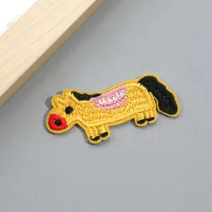Cartoon pony embroidery cloth patch for clothing, shoes, hats, and DIY decorative appliques.