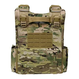1000D Nylon Quick Release Tactical Vest Outdoor Training Molle Plate Carrier Camouflage Gear