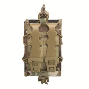 Tactical double magazine pouch 1000D nylon molle 7.62mm mag carrier for tactical vest