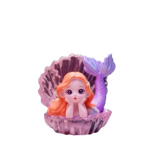 Cute mermaid princess figure resin toy desktop ornament cute birthday gift cute home decor