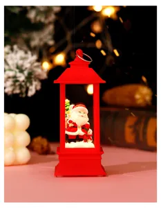 Christmas Santa Claus night light lantern holiday desktop decoration gift ornament