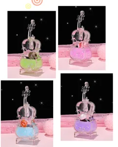 Kreatives Acryl Violine Flüssigkeit Bewegung Spielzeug und Desktop Ornament Detail.