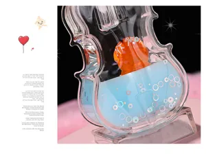 Kreative Acryl Violine Flssigkeit Bewegung Bubbler Desktop Ornament Geburtstagsgeschenk