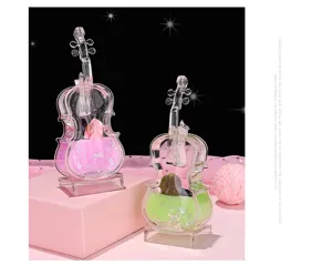 Kreatives Acryl Geige flüssiges Öl Tropfen Ornament Schreibtisch Dekoration Geschenk
