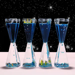 Giocattolo con movimento di liquido astronauta decorazione scrivania regalo di decompressione