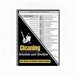 Detailansicht der Reinigungsplan-Checkliste mit täglichen und wöchentlichen Aufgaben.