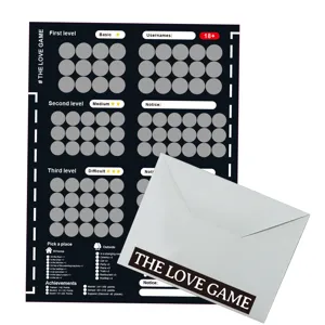 Couple scratch off poster adult love game 18+ romantic challenge interactive relationship gift