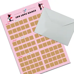 Couples scratch off poster 100 love games challenge romantic interactive gift fun