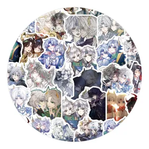 60pcs Anime Fanart Stickers Cute Cartoon Waterproof Decals for Phone Case Luggage