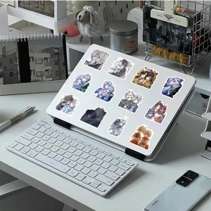 Cute anime fanart stickers decorative decals set for phone case and laptop water bottle