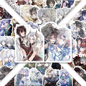 Anime cartoon sticker pack waterproof PVC decals for phone case laptop luggage decoration