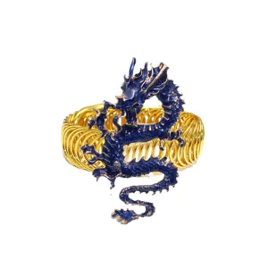 Creative Chinese style metal dragon curtain buckle spring clip punch-free bedroom accessory