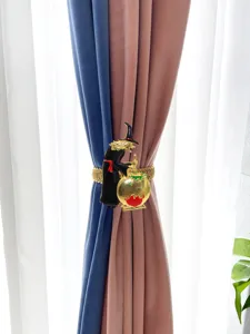 Halloween witch curtain tieback metal elastic punch-free decorative buckle product detail