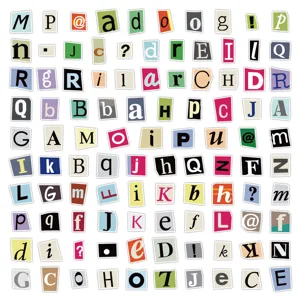 275pcs Autocollants DIY Chiffres Et Alphabet Mixtes Imperméables Pour Coque De Téléphone