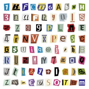 Autocollants lettres chiffres DIY impermeables amovibles decoratifs pour telephone