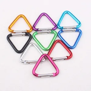 Aluminium Dreieck Karabiner Multifunktional Feder Schnapphaken Schlüsselanhänger Rucksack Wasserflasche Hängende Schnalle Outdoor Ausrüstung