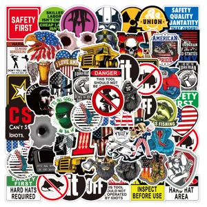 Pack d'autocollants graffiti étanches pour casque et ordinateur portable, décors en vinyle durables.