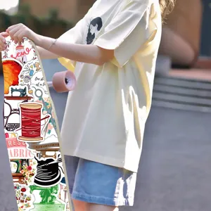 Waterdichte naai-stickers set voor skateboard en laptop decoratie, 60 stuks pack.