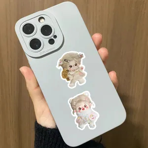 Waterproof cute cotton doll stickers decorative decals for phone case laptop diary