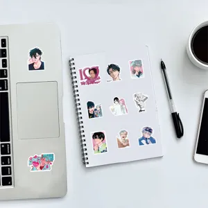 Anime graffiti stickers waterproof vinyl decals for laptop skateboard notebook 52pcs
