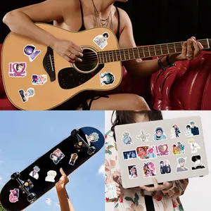 Waterproof graffiti stickers 52pcs aesthetic vinyl decals for laptop skateboard guitar