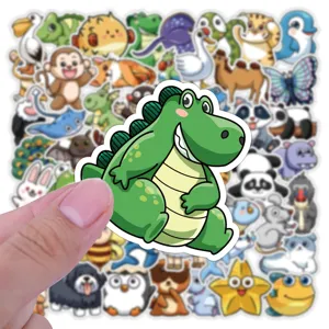 Cute cartoon animal stickers pack for phone case luggage laptop journaling waterproof