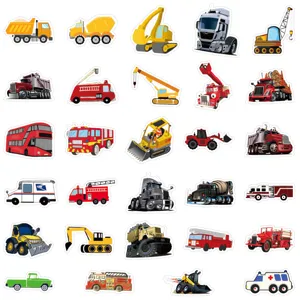 Cartoon Fahrzeug Aufkleber für Kinder, wasserdichte Vinyl Decals für Autos, Laptops und Flaschen