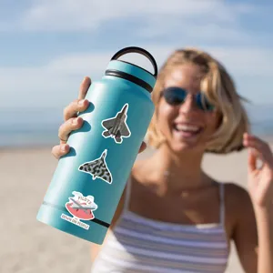 Flugzeug Graffiti Aufkleber dekorative Sticker Set für Trinkflasche Laptop Koffer Auto