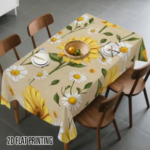 Άνοιξη Καλοκαίρι Ανθικό Τραπεζομάντηλο Πολυεστέρας Αντιπυρετικό Κάλυμμα Τραπεζιού Για Τραπεζαρία Τραπεζάκι Σαλονιού Διακόσμηση Σπιτιού Κουζίνας
