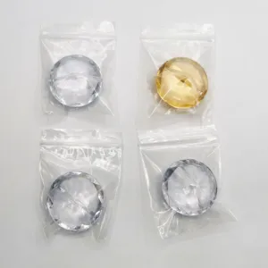 Portanotas de cristal redondo con forma de diamante tarjetero decoracion de fiesta cuatro