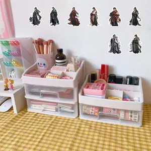 Waterproof anime ancient costume sticker set, decorative vinyl decal for notebook and luggage.