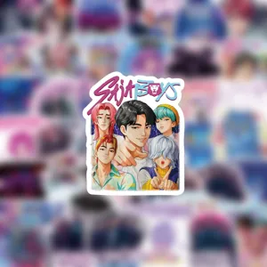 Kpop Demonenjaeger Aufkleber wasserdicht suess Cartoon aesthetisch Laptop Dekoration DIY