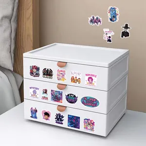Kpop Demon Hunters Cartoon Aufkleber DIY dekorative wasserdichte Sticker fuer Tisch 50Stk