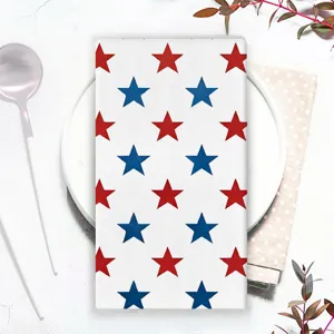 Onafhankelijkheidsdag patriottische ster keuken thee handdoek absorberende microvezeldoek.