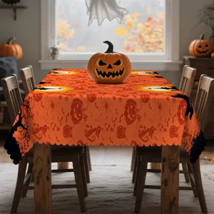 Τραπεζομάντιλο Halloween πολυεστέρα τραπέζι αδιάβροχο αντιρρυπαντικό διακόσμηση πάρτι