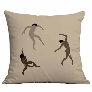Nordic Abstract Art Pillow Cover Modern Minimalist Geometric Cushion Cover Short Plush Sofa Bedroom Decorative Pillowcase