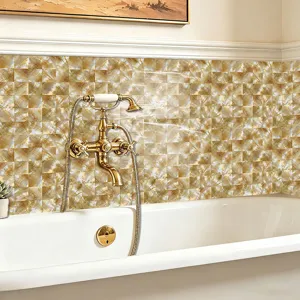 Adhesivo de azulejos de mosaico impermeable para decoración de paredes de baño diseño.