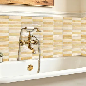 Wasserdichte Fliesenaufkleber zum Aufkleben für Küche und Bad Wanddekoration Design.