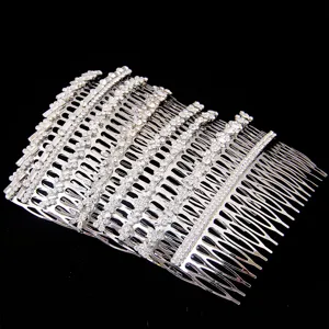 Bridal rhinestone hair comb wedding crystal hair accessory exquisite crystal hair clip
