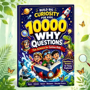 Libro di scienza per bambini 10000 perché domande enciclopedia educativa per giovani.