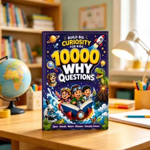 Libro enciclopedia scienza bambini 10000 perché domande rilegato regalo per bambini
