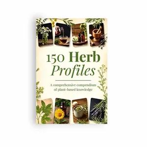 150 Herb Profiles guía de referencia de hierbas, compendio de plantas, 21x14cm libro