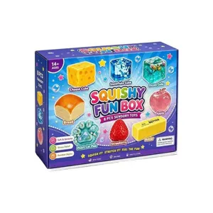 Maltose Stress Relief Squishy Toy Cartoon Animal Fruit Sensory Fidget Toy Soft Rubber Decompression Plaything Gift