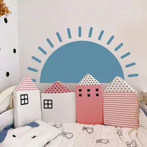 Adesivo murale semicerchio Boho in primo piano, ideale per decorazioni artistiche camerette bimbi.