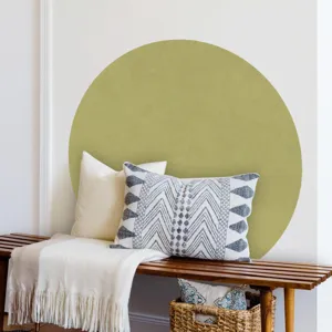Boho round wall sticker self-adhesive PVC geometric circle decal for home living room decor