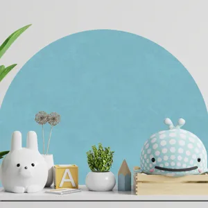 Boho semi-circle wall sticker detail, nursery room decor, peel and stick PVC art decal.