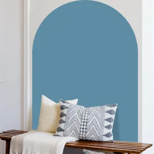 Boho arch wall decal sticker for living room bedroom home decor, self-adhesive PVC material.