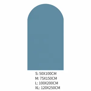 Arch wall sticker detail showing various size options from S to XL for boho home decoration.